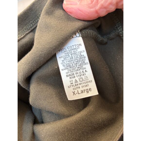 Vintage Happy Holidays 3/4 Sleeve Cotton top with Sequins (XL) - Picture 5 of 5